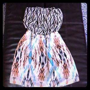 Guess strapless dress